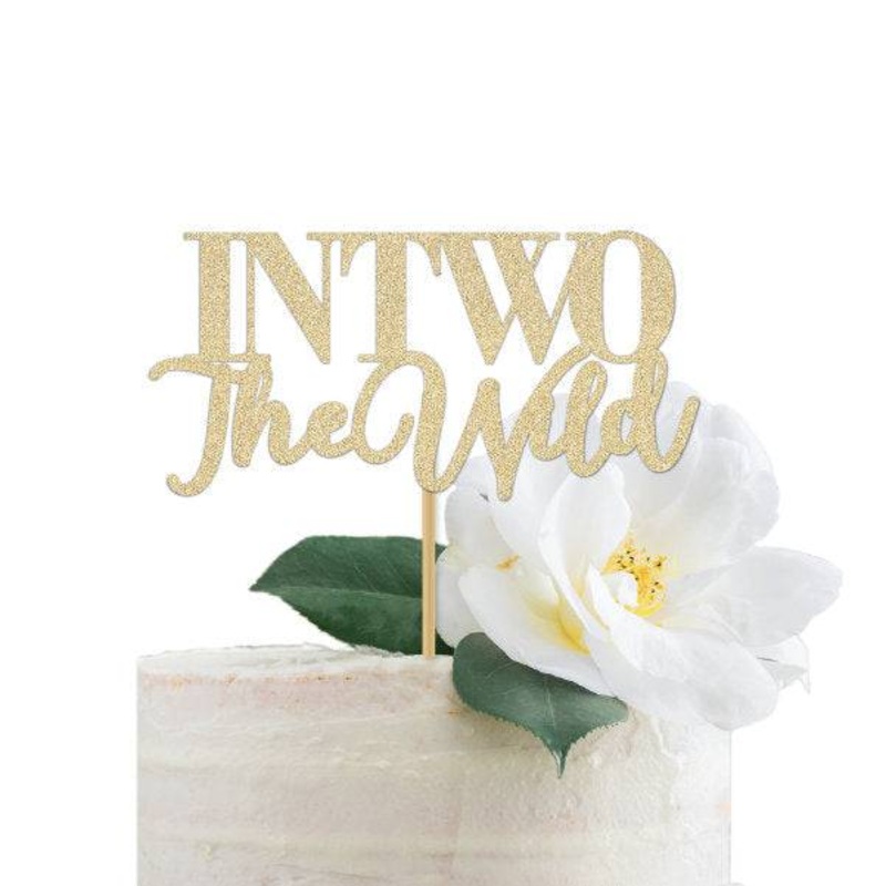 In Two The Wild Cake Topper