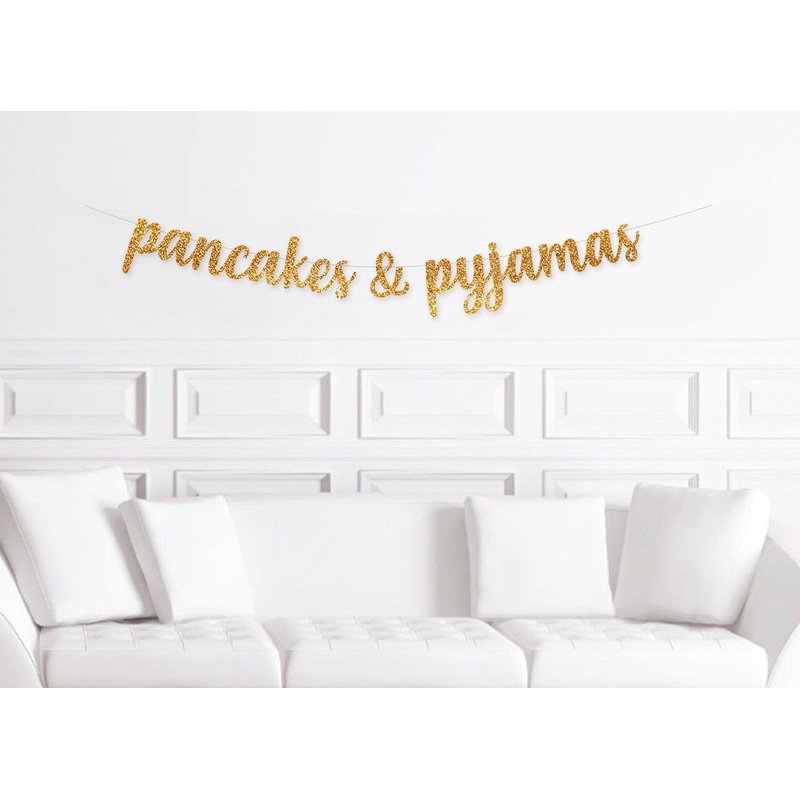 Pancakes and Pyjamas Banner Script Font