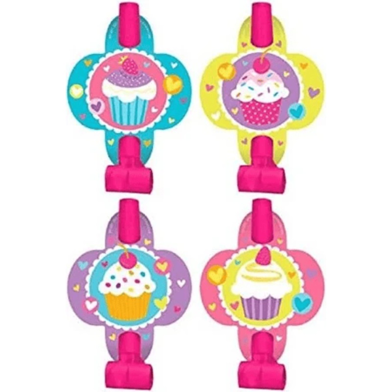 Party Blowers - Cupcake (8ct)