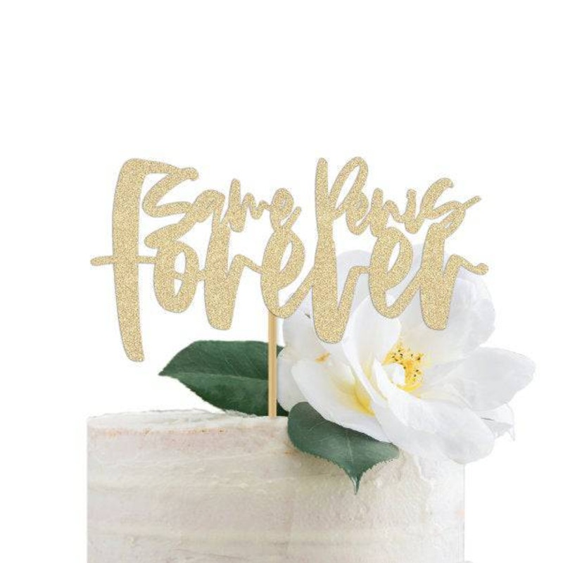 Same Penis Forever Cake Topper