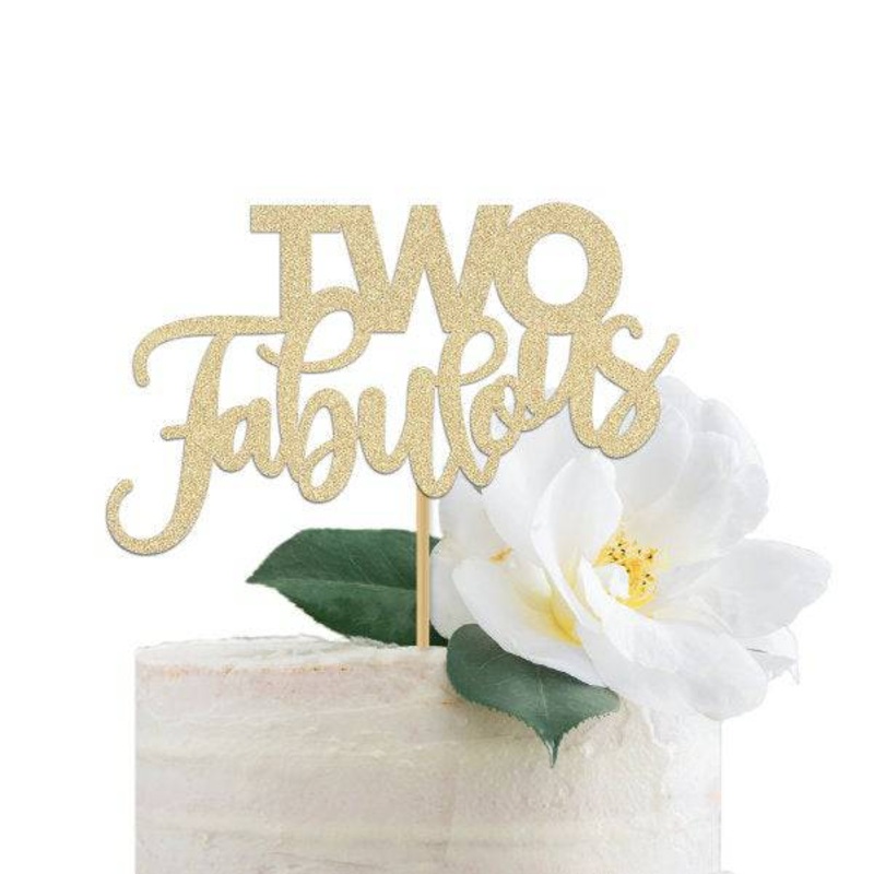 Two Fabulous Cake Topper