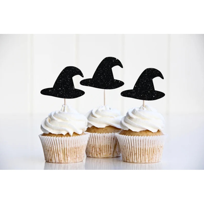Witch Hat Cupcake Toppers