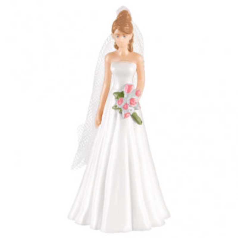 Cake Topper - Caucasian Bride