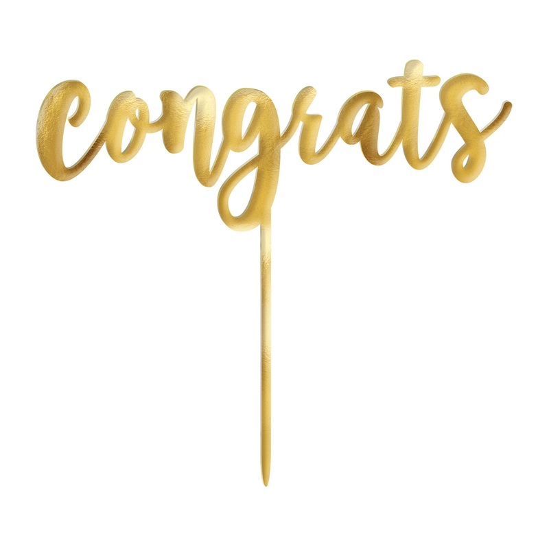 Cake Topper - Congrats
