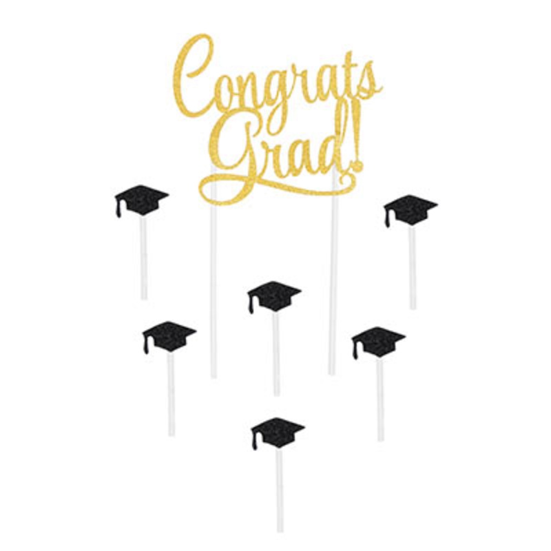 Cake Topper  - Congrats Grad!