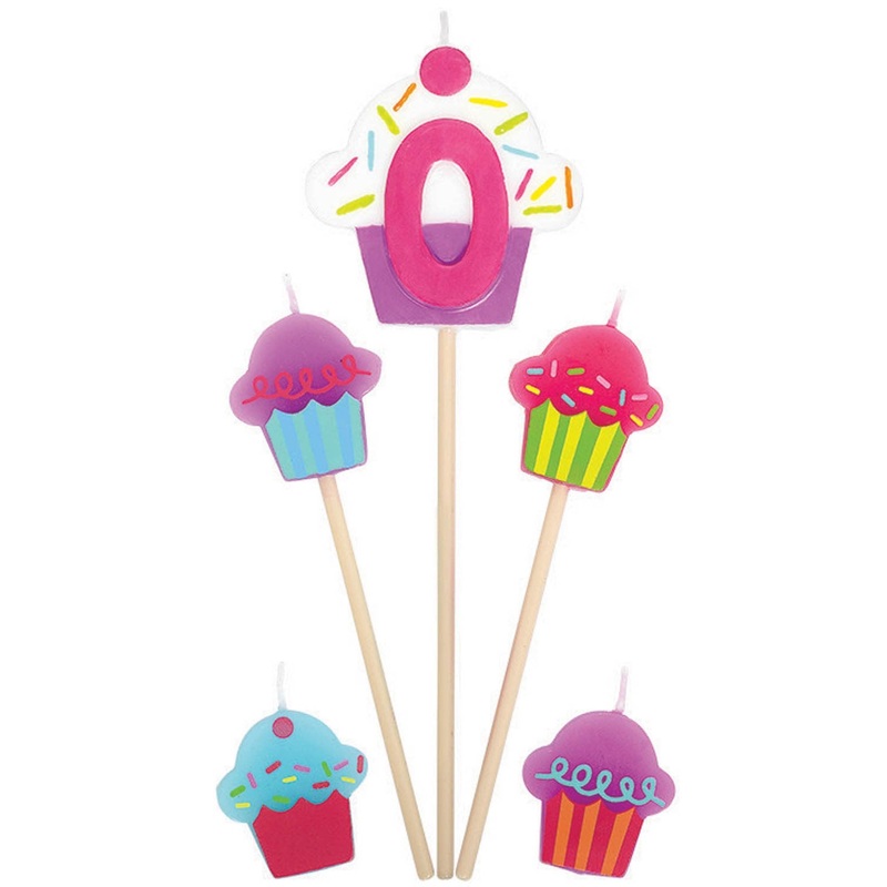 ** CLEARANCE** Birthday Candles - CUPCAKE 0-9