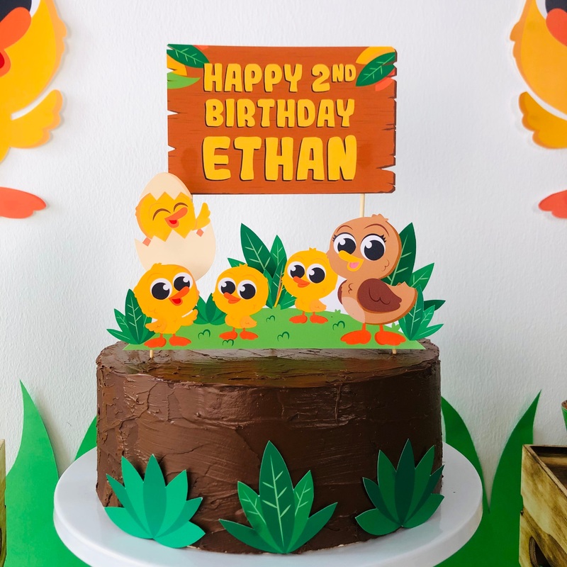 Five Little Ducks Cake Toppers