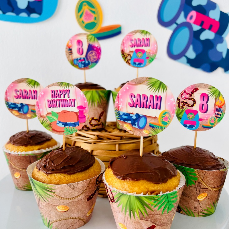 Ridley Jones Cupcake Toppers Set