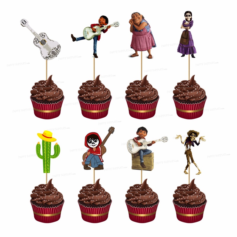 Coco Theme Cup Cake Topper