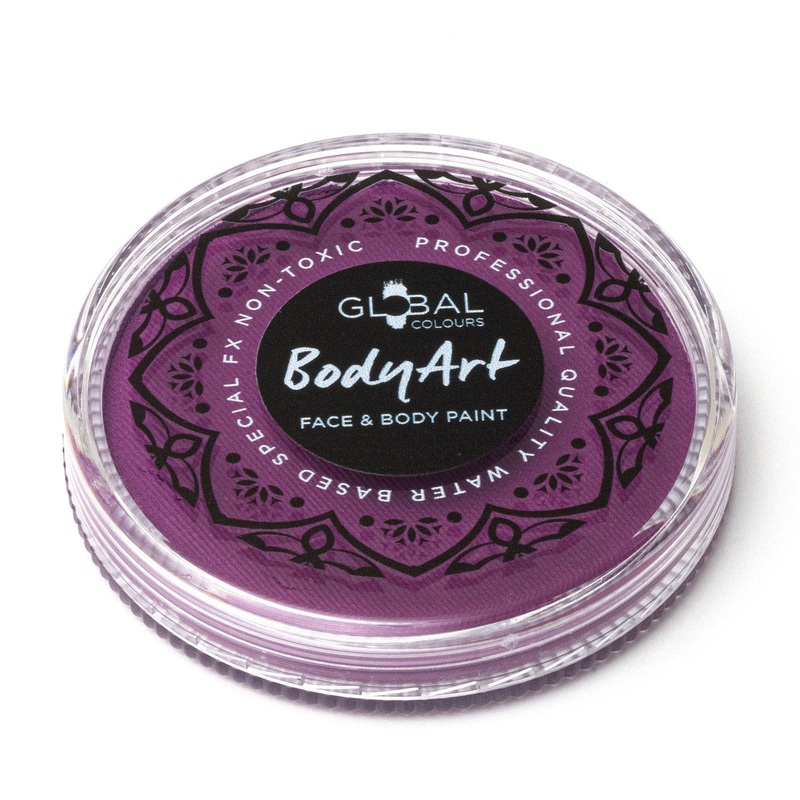 Global 32 Gram Deep Magenta Water Activated Cake Makeup