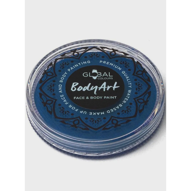 Global 32 Gram Neon UV Blue Water Activated Cake Makeup