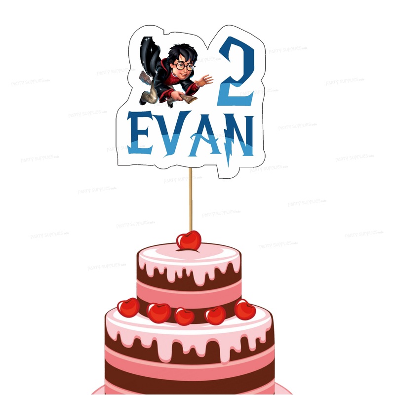 Harry Potter Theme Customized Cake Topper