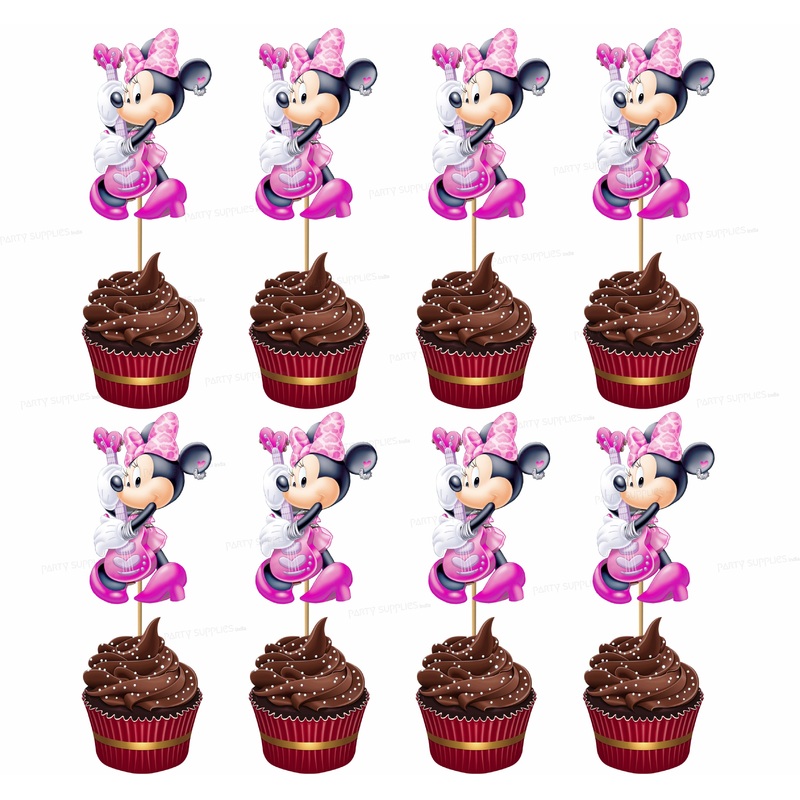 Minnie Mouse Theme Cupcake Topper