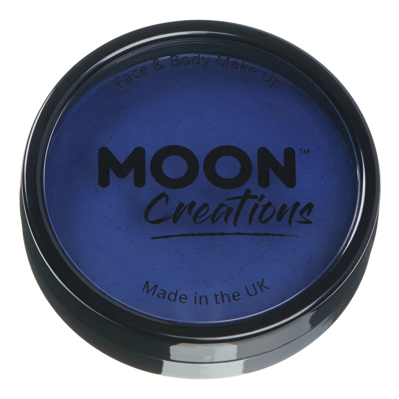 Moon Creations Pro Face Paint Cake Pot - Dark Blue