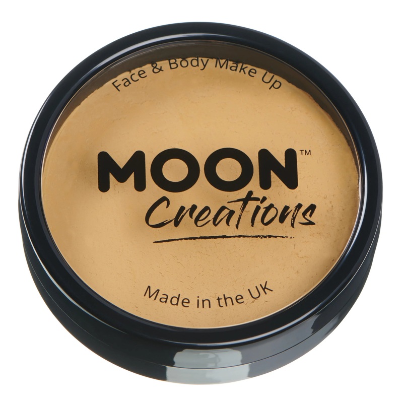 Moon Creations Pro Face Paint Cake Pot - Golden Sand