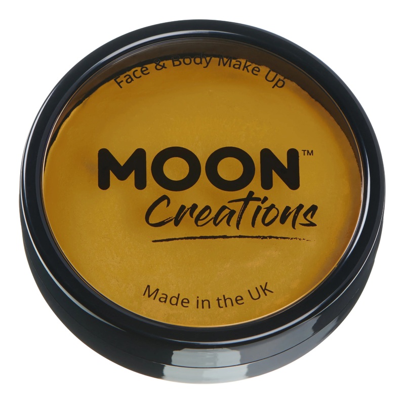 Moon Creations Pro Face Paint Cake Pot - Mustard