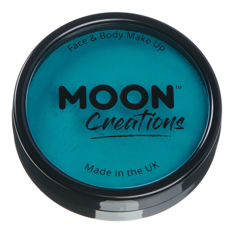 Moon Creations Pro Face Paint Cake Pot - Teal