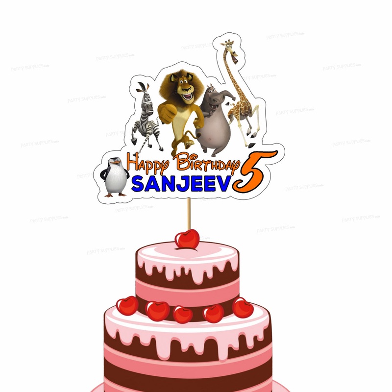 Penguin Theme Customized Cake Topper