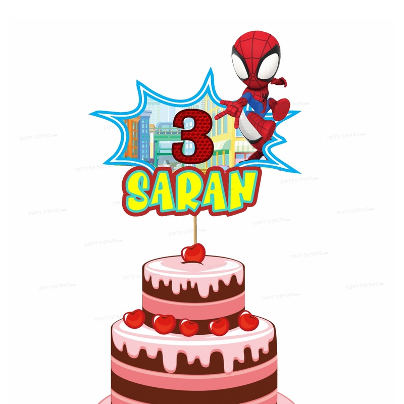 Spidey and his Amazing Friends Theme Cake Topper