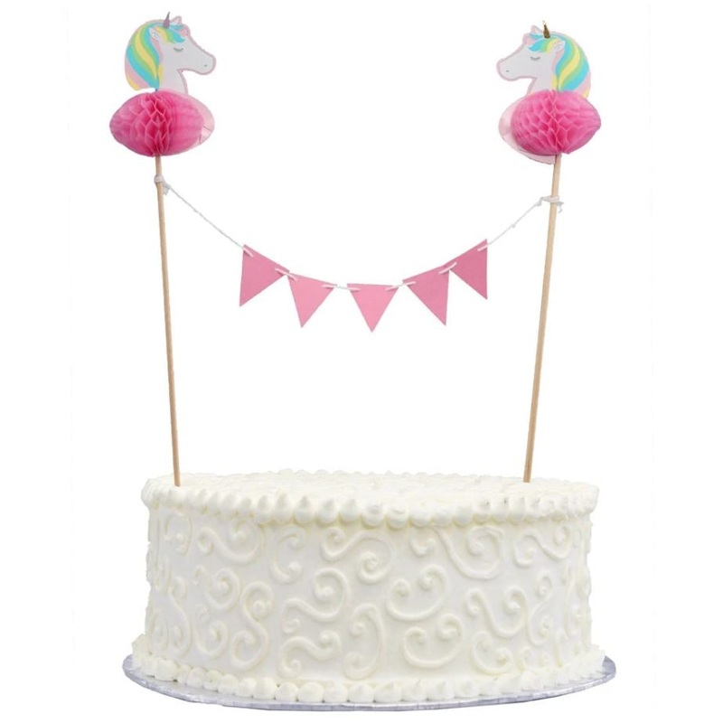Unicorn Honeycomb Cake Topper