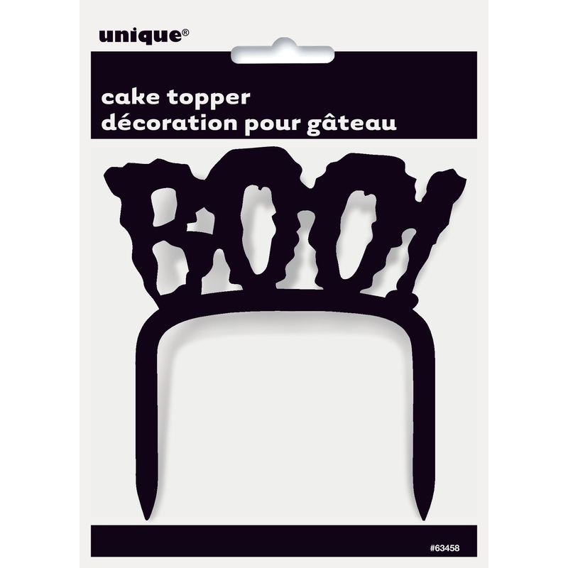 Boo! Plastic Cupcake Topper