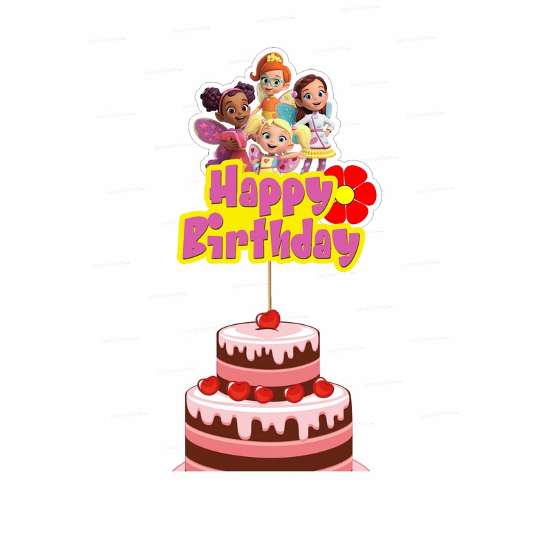 Butter Beans Theme Customized Cake Topper