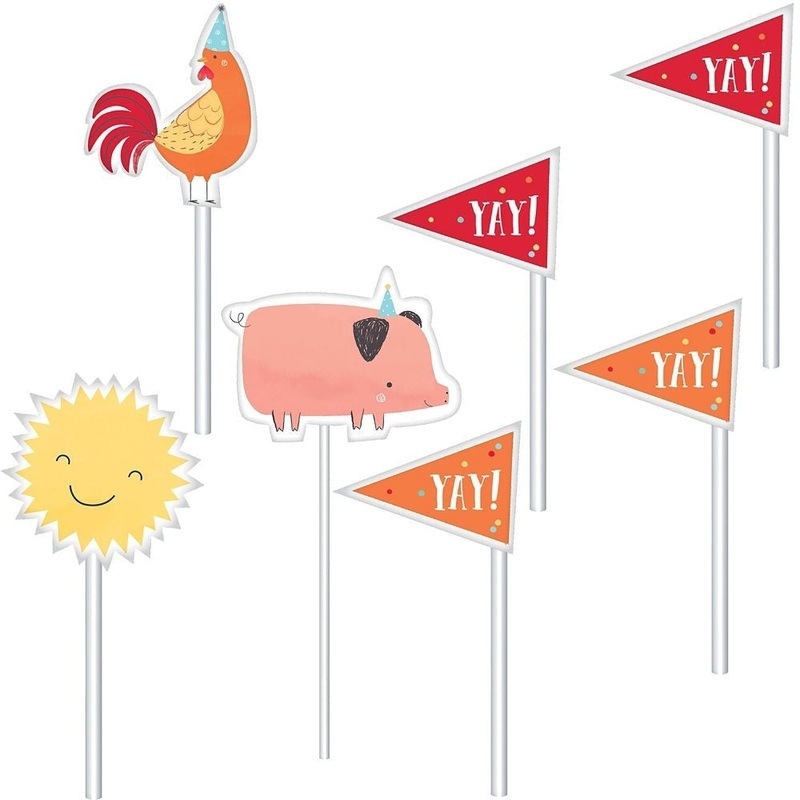 Cake Topper - Barnyard Birthday