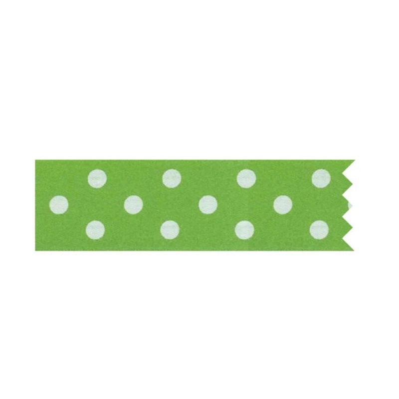 Green Polka Dots Cake Ribbon Decoration 1 Metre