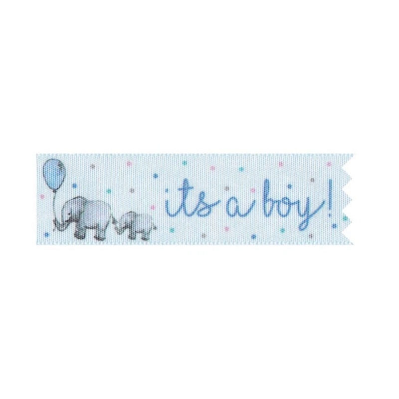 Its a Boy Baby Shower Cake Ribbon 1 Metre