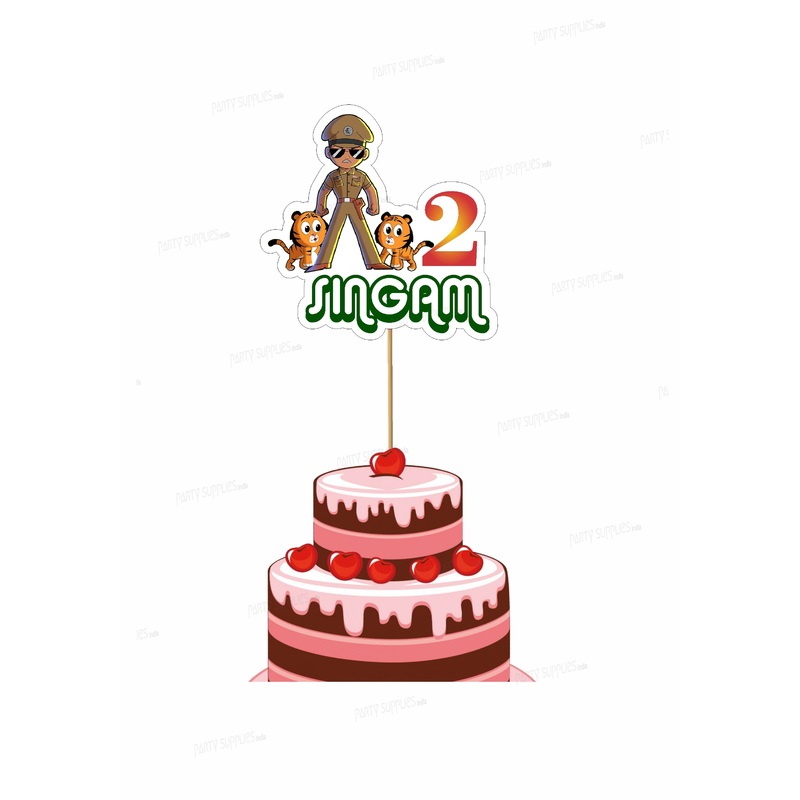Little Singham  Theme Cake Topper