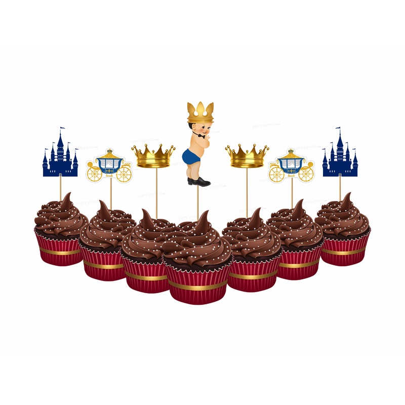 Prince Theme Customized Cup Cake Topper