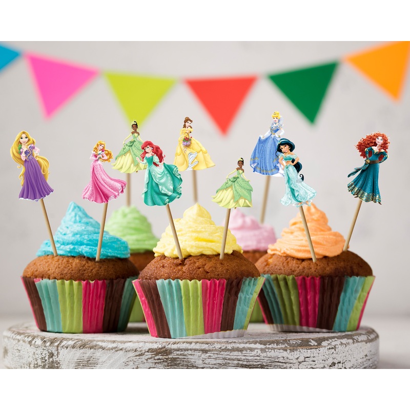 Princess Theme Cup Cake Topper