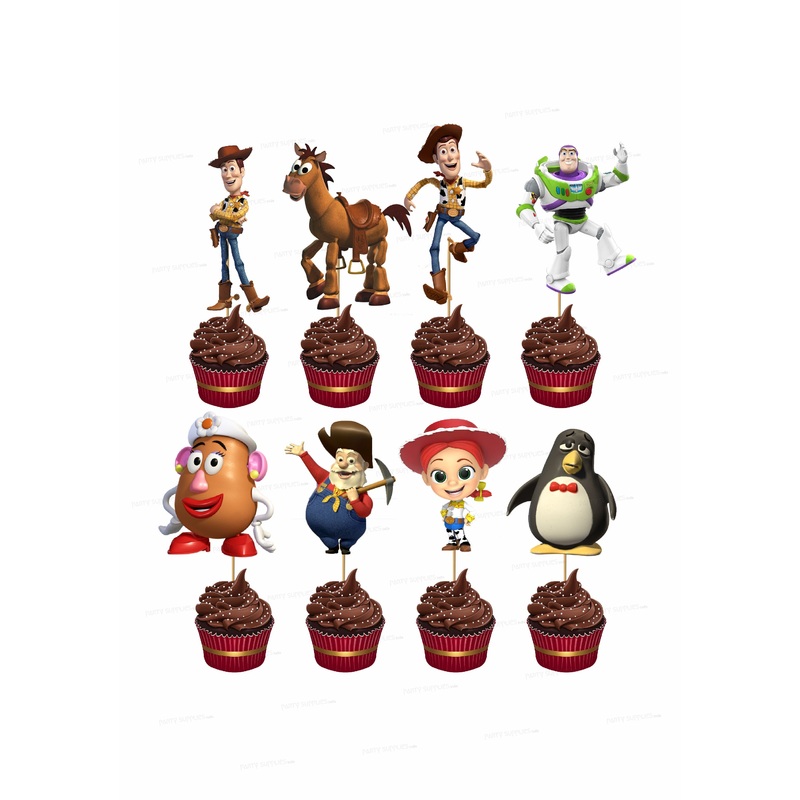Toy Story Theme Customized  Cup Cake Topper