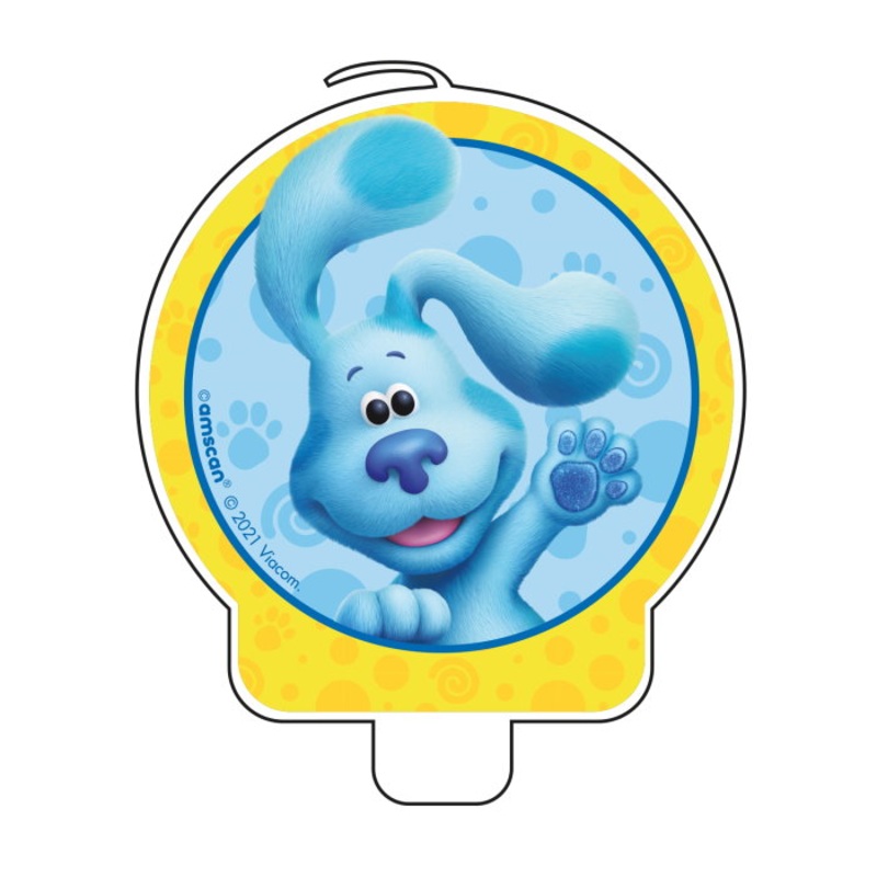 Blues Clues Birthday Cake Candle 10cm