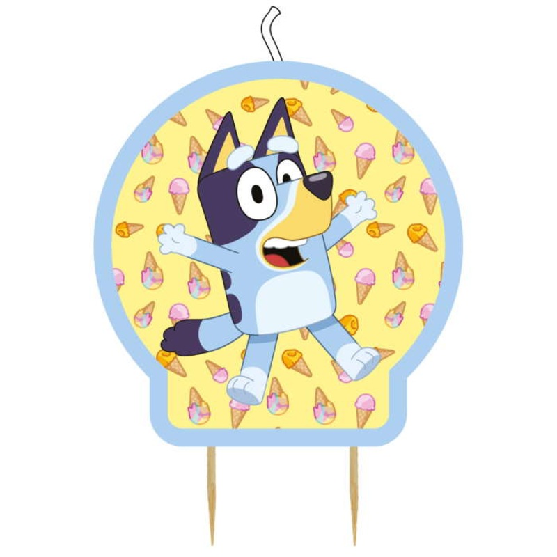 Bluey Birthday Cake Candle 10cm