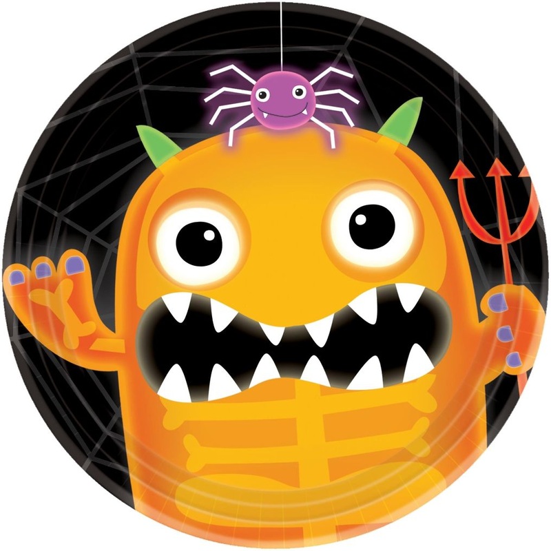 Boo Crew Halloween Party Cake Plates Pack of 8