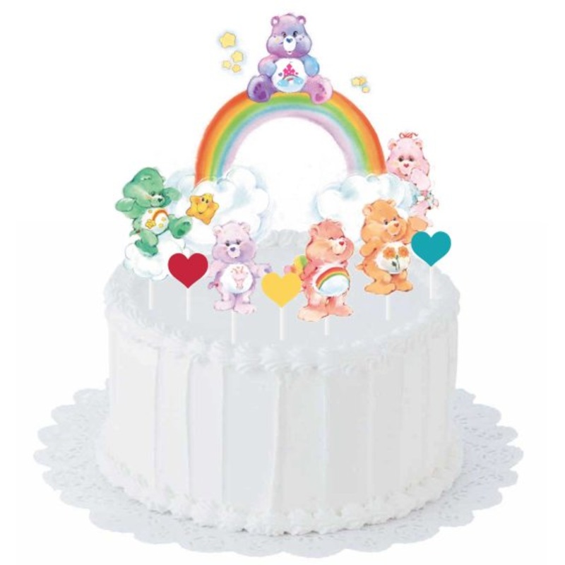 Care Bears Cake Topper Picks 12pk