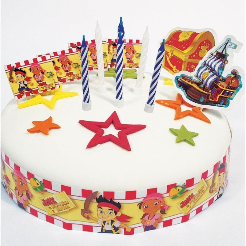 Jake Neverland Pirates 19pc Cake Decoration Set
