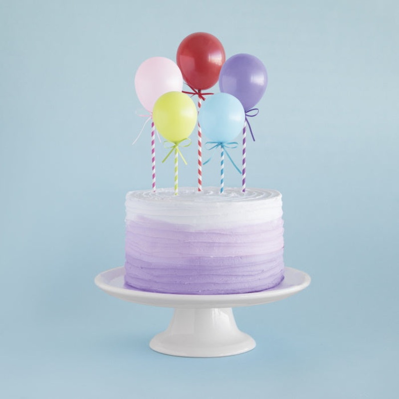 Mini Balloons Cake Topper Decoration Pack of 5