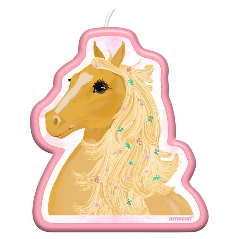 Beautiful Horses Cake Candles