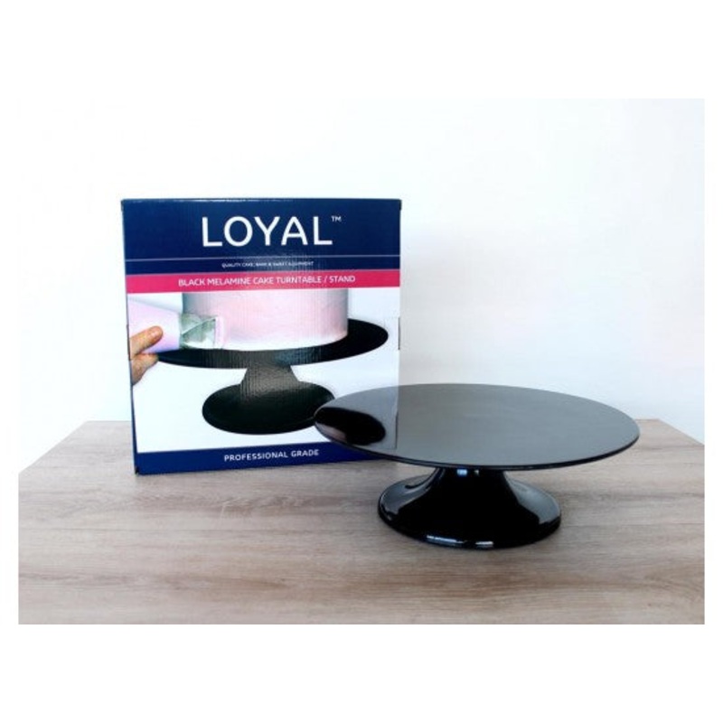 Loyal Black Turntable/Cake Stand