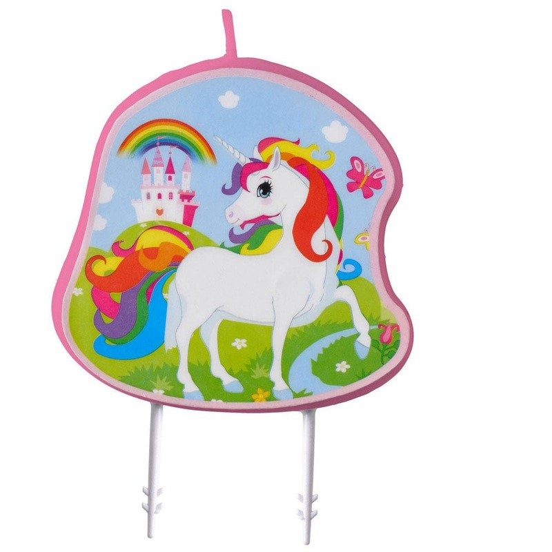 Magical Unicorn Cake Candle