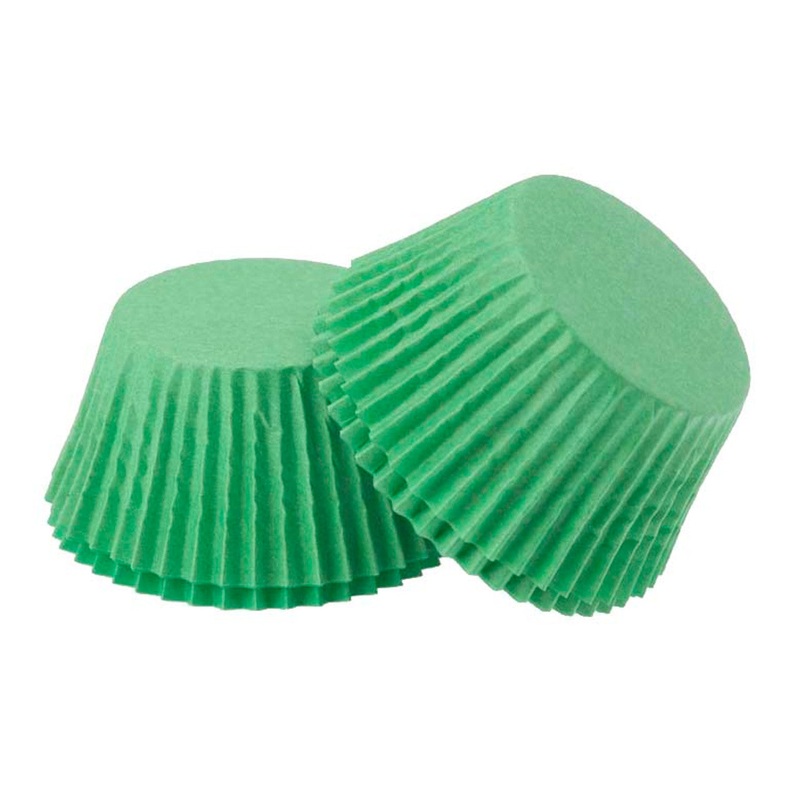 Paper Cupcake Case Green - 20pk