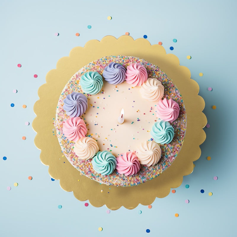 10" Scalloped Cake Board - GOLD