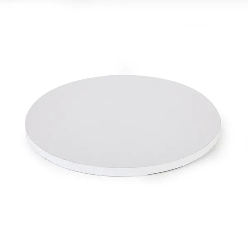 12mm Drum Cake Board White - 12" Round