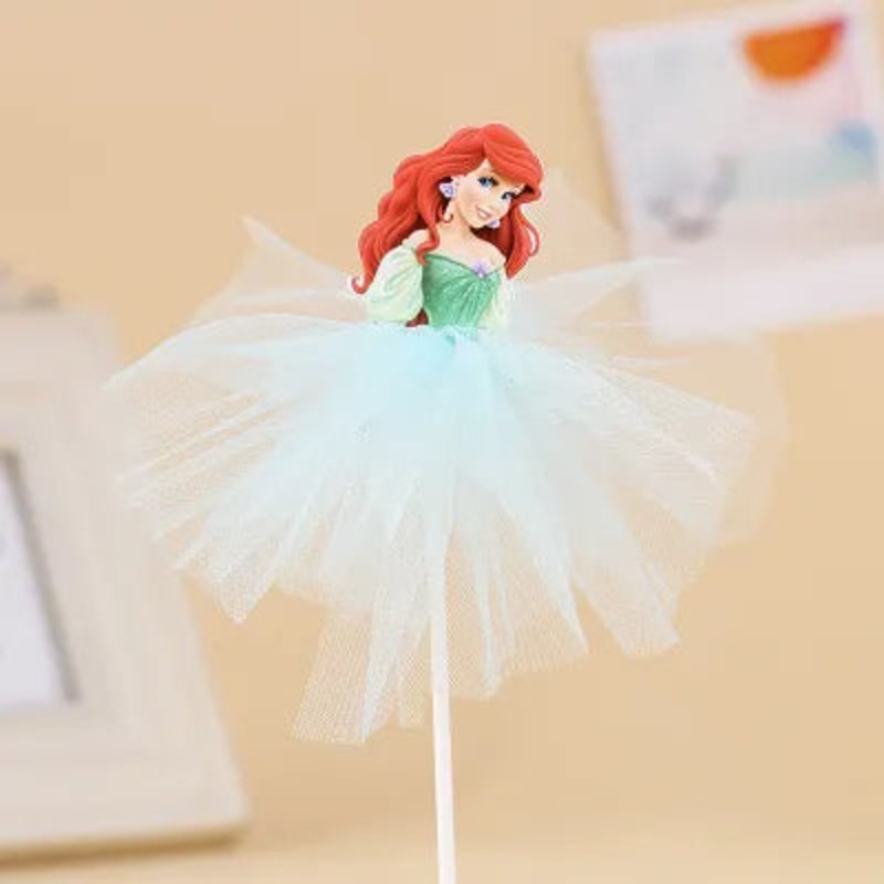 Ariel Blue Stick Cake Topper