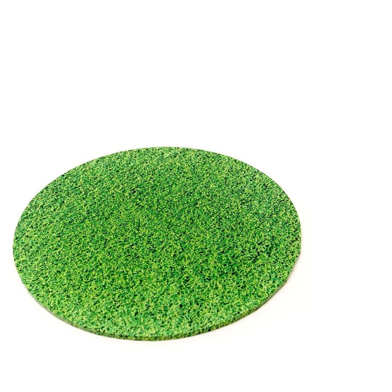 Cake Board Round Grass Look 10 Inch