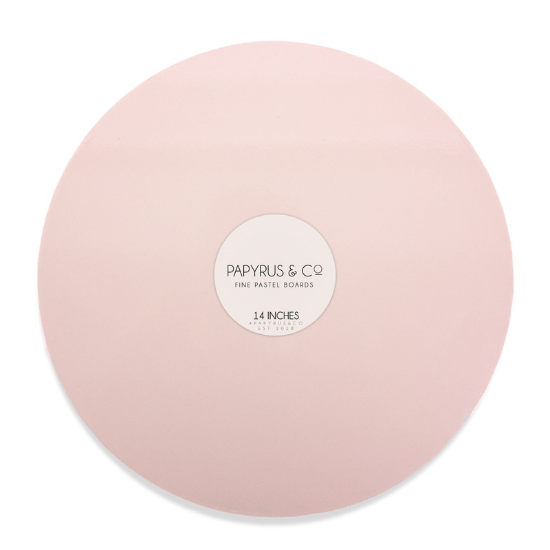 Cake Board Round Pastel Pink 14 Inch
