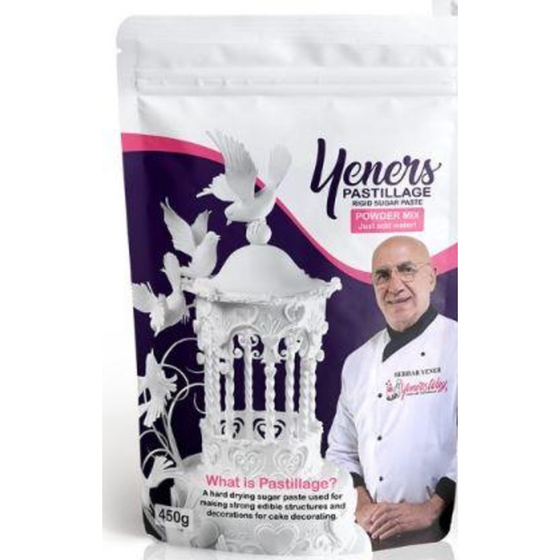 Cake Decorating Yeners Pastillage Rigid Sugar Paste Regular Powder Mix 450g