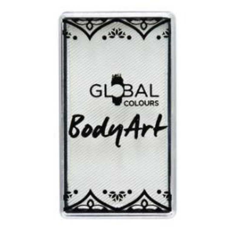 Face & Body Paint Bodyart Neon White Cake 20g